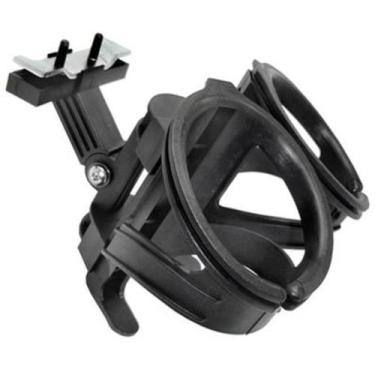 Imagem de Suporte De Garrafa Caramanhola Duplo Plástico Preto P/Selim - Shing Ju