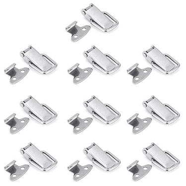 Imagem de 10pcs Hasp Bloqueio Fixador DE Aço Inoxidável TOGLE CAPAR PEÇAS DE Hardware, para Máquinas, Hardware, Equipamento (Aço inoxidável 201 (10pcs para venda))