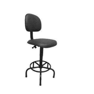 Imagem de Cadeira Caixa Alta Secretaria Preta Urban