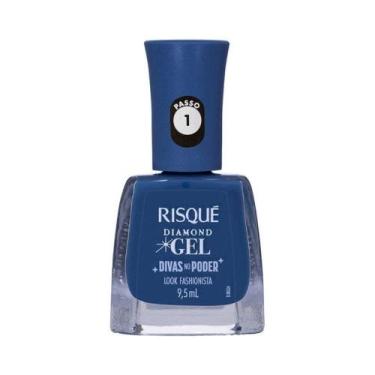 Imagem de Esmalte Risqué Dimond Gel Divas No Poder Look Fashionista 9,5ml - Risq