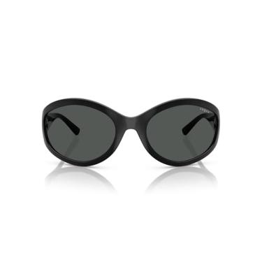 Imagem de Óculos de Sol Vogue Eyewear 0VO5606S W44/87 Tam 65 / Preto - Lentes Cinza Escuro