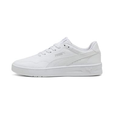 Imagem de PUMA Tênis feminino de cano baixo, Puma Branco PUMA Branco Cinza Claro, 36