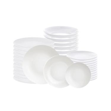 Imagem de Jogo de Pratos Porcelana Branca Tramontina - 36 Peças