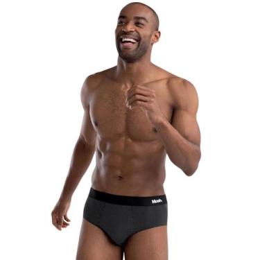 Imagem de Kit 2 Cuecas Slip Microfibra Mash, GG, Preto