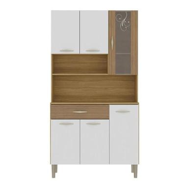 Imagem de Cozinha Compacta 6 Portas 1 Gaveta Ouro 90cm Kits Paraná, FREI/SUPR/CP