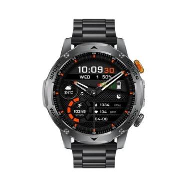 Imagem de Relógio Inteligente Edição Militar Masculina Com Tela AMOLED HD De 1,7