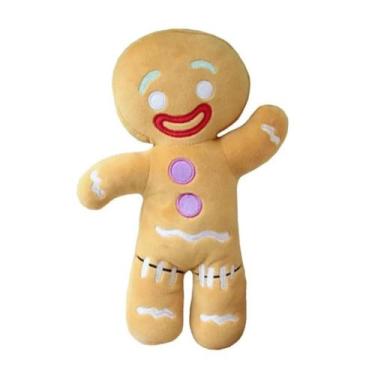 Imagem de Pelúcia Homem Biscoito do Filme Shrek  Fofo e Macio 30cm - A1