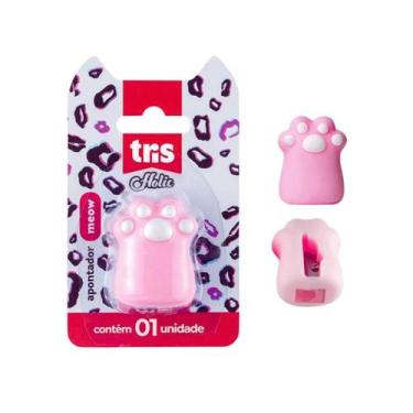Imagem de Apontador cartela holic pets cores sortidas patinhas 1 unid tris, Rosa