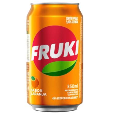 Imagem de Refrigerante Laranja Fruki Lata 350ml