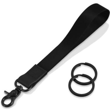 Imagem de Porta-chaves com cordão de pulso HONZUEN para mulheres e homens