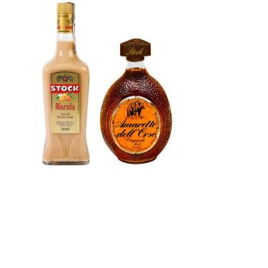 Imagem de Kit Licor Amaretto Dell Orso 700ml + Licor Stock Marula 720m