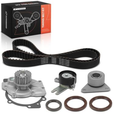 Imagem de A-Premium Kit de correia dentada do motor com bomba de água compatível com carros Volvo - C70 2006-2012, C30 2007-2012, S40 2004-2011, V50 2005-2008/2010-2011 - 2,4L 2,5L