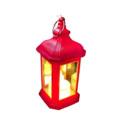 Imagem de Lampada Led Lampiao Enfeite Transparente Decoracao Festas Eventos(2,Vermelho)