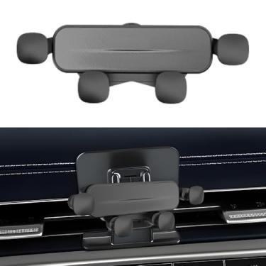 Imagem de LUNQIN Suporte de telefone de carro para Genesis GV80 2021 2022 2023 2024 acessórios automotivos decoração interior suporte celular smartphone