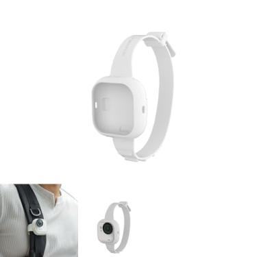 Imagem de Xmipbs Suporte multifuncional de silicone compatível com Insta360 GO Ultra, pulseira ajustável para pulso e mochila com capa protetora, suporte flexível à prova de choque à prova de poeira para GO