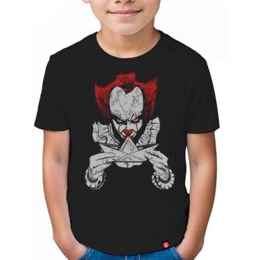 Imagem de Camiseta Infantil IT 2 - King of Geek, 10, Preto