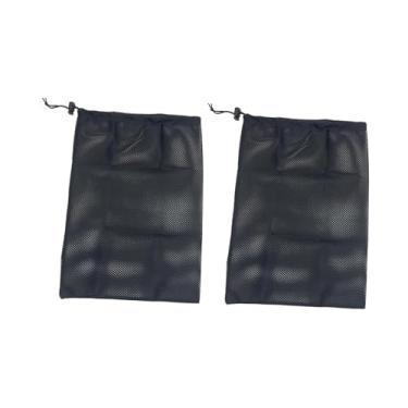 Imagem de Fenteer Conjunto de 2 Sacos de Malha para Bomba de Lagoa, a Rasgos, para Tratamento de Água, Caixa de Filtro para Piscina e Aquário.