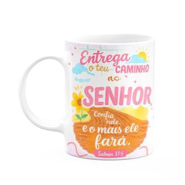Imagem de JPS INFO, Caneca Religiosa Versículos Bíblicos - Salmos 37:5 - M2