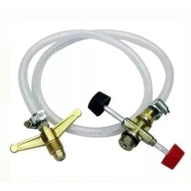 Imagem de Mangueira Transferidor De Gás De 13kg Para 2kg (p2-p5-p8)