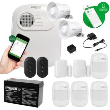 Imagem de Kit De Alarme Residencial Anm 24 Net Intelbras C/ Bateria