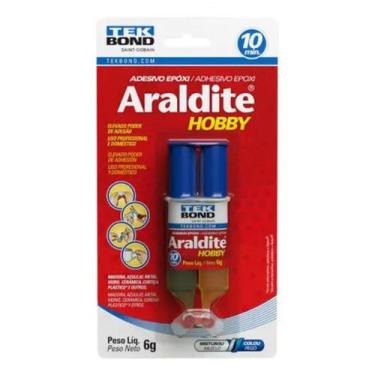Imagem de Adesivo Seringa Blister Epóxi Araldite Hobby 6g - Tek Bond
