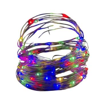 Imagem de Fio De Fada LED Decorativo, Cordão De Luz Colorido, 5 Metros, Iluminação para Decoração, Luzes Multicoloridas