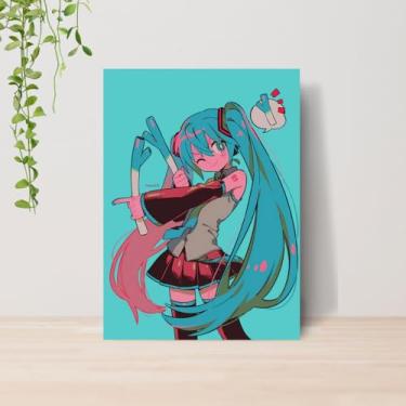Imagem de Genérico, Quadro Miku Vocaloid A4 | Placa MDF 001