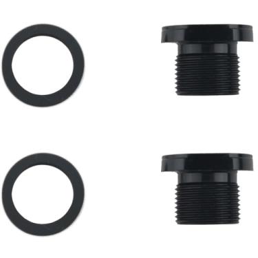 Imagem de CHENJIN 2 peças de adaptadores de filtro de combustível pequenos 1/2x28 a 5/8x24 protetores de rosca de acessórios pequenos com arruelas extrudadas de aço para automóveis industriais marítimos