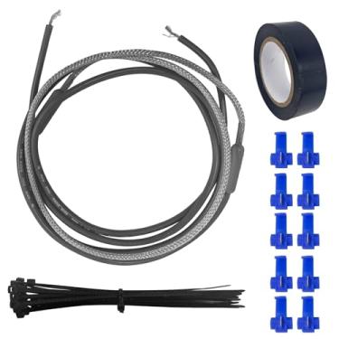 Imagem de Lomens SH201 Kit de reparo de reposição para refrigerador Samsung aquecedor secundário dreno porta descongelamento reparo kit (1 conjunto)