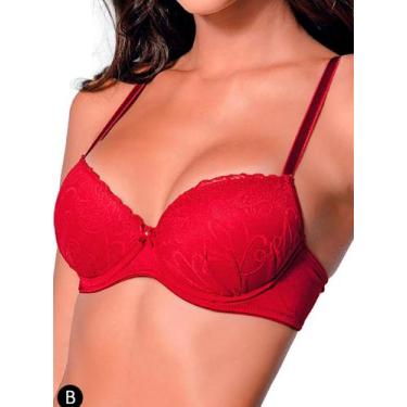 Imagem de Sutiã Demillus 067249 Nova Gemma Com Aro e Bojo Renda e Microfibra T. 
