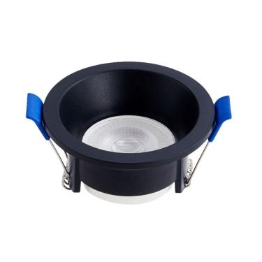 Imagem de Spot Embutir Redondo Recuado Preto 9,4cm Led 6W 4000K Bivolt