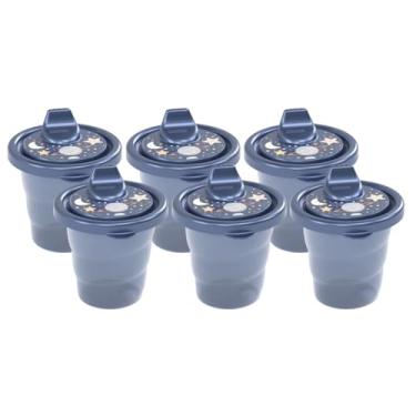 Imagem de Kit Copo Infantil Com Bico Transição Bebe Criança Treinamento Escolar Agua Suco 200ml Menino Menina (6, Astronauta)