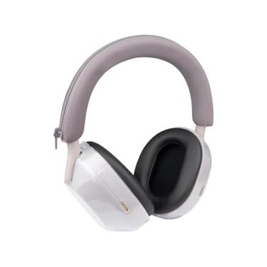 Imagem de SOULWIT Kit de proteção para fones de ouvido Sony WH-1000XM5, capa de silicone para faixa de cabeça + capa protetora de TPU, à prova de suor, lavável, acessórios antiarranhões para WH1000XM5 - rosa