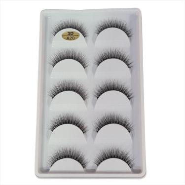 Imagem de Cílios 3d Com 5 Pares Tipo:x20|
