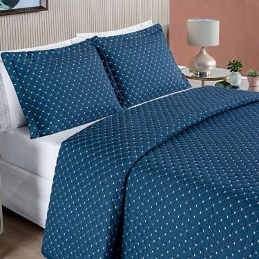 Imagem de Cobre Leito 200 Fios King Ravena 03 Peças - Marinho