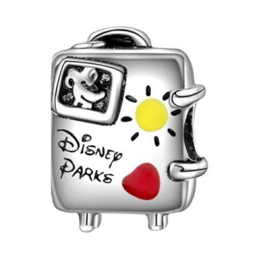 Imagem de Charm De Prata Esterlina 925 Da Disney Para Pulseira Mickey Minnie, Be