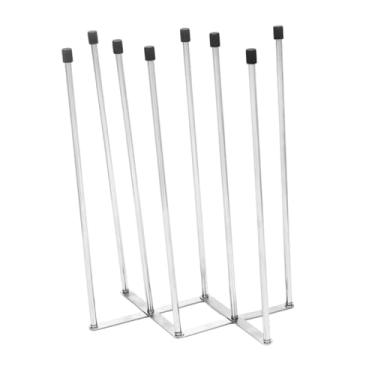 Imagem de oshhni Escorredor de Garrafas para de Cozinha, em aço Inoxidável, Organizador para Garrafas de Água, Copos e de Vidro.