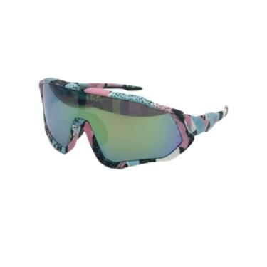 Imagem de Óculos de Sol Esportivo Envolvente LukeSports – Unissex – Lente Polarizada (Rosa, Unico)