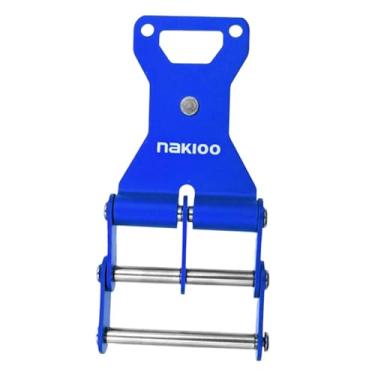 Imagem de MotiveTech Fivela de cinto de ferramentas, clipe de cinto, acessório portátil, fácil de instalar, fixador de liberação rápida para carpinteiros, eletricistas e, Azul 60mm