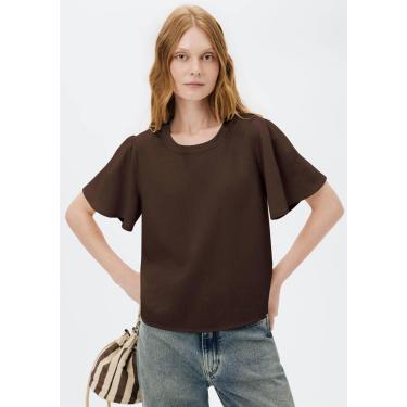 Imagem de Blusa Feminina Manga Godê Com Linho-Feminino