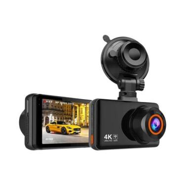 Imagem de Câmera Veicular 4K Dash Cam DVR Com WiFi, Câmera Frontal E Traseira, G