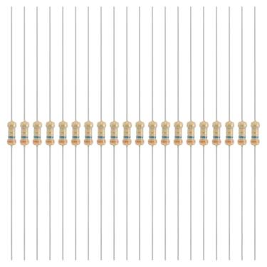Imagem de YOKIVE 200 peças 1/4W (0,25 Watts) 3,6 Ohm 5% Resistor de filme de carbono, resistor fixo único de filme de carbono | Ótimo para dispositivos eletrônicos DIY, placas de circuito, sensores