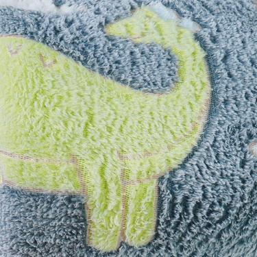 Imagem de Manta Solteiro Brilha No Escuro New 150x220cm Cinza Dino