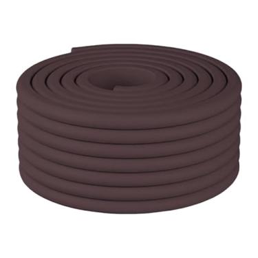 Imagem de oshhni Fita isolante para tubos, com 8 cm de largura, para uso externo. Fita de espuma protetora para tubos, ao congelamento, Marrom