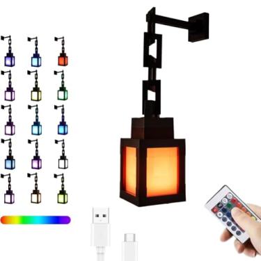 Imagem de Luminária de parede LED de 18W com controle remoto, dimerizável, para quarto infantil, design de gato, arandela decorativa, luz noturna com animais de desenho animado, iluminação de parede p