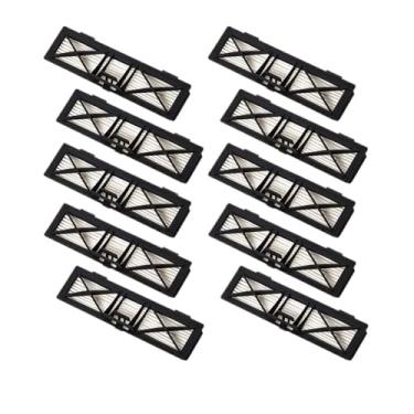 Imagem de Filtro HEPA para aspirador robô, compatível com Neato Botvac série D (D3, D4, D5, D6, D7, D70, D75, D80, D85, 70E). Cor: Preto.(10pcs)