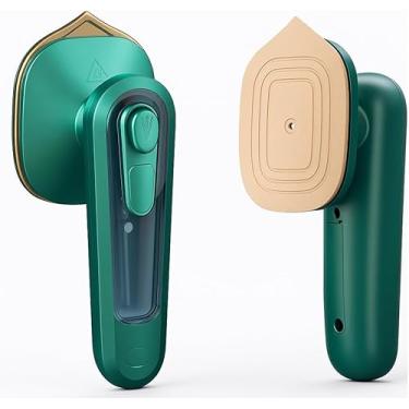 Imagem de Ferro de Passar Portátil a Vapor 2 em 1 | Desamassador de Roupas Leve e Compacto | Base Antiaderente Aquecimento Rápido | Ideal para Viagem, Uso Doméstico e Passar Roupas no Cabide