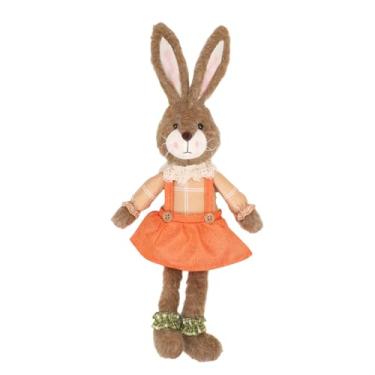 Imagem de Fenteer Decoração de Páscoa: Adorável prendedor de cortina em formato de, item decorativo para cortina de janela ou quarto, Laranja