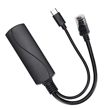 Imagem de KIMISS POE Splitter RJ45 Isolamento Proteção 48V a 5V Adaptador Ativo para IEEE 802.3af - Ideal para Casa, Escritório, Escola e Muito Mais