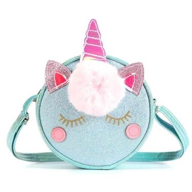 Imagem de Bolsa Infantil Unicórnio com PomPom – Shoulder Bag Brilhante para Meninas